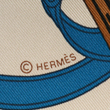 Hermes Tricolor Electrique Twill Scarf