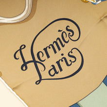 Hermes Tricolor Grand Manege Detail Silk Scarf 70