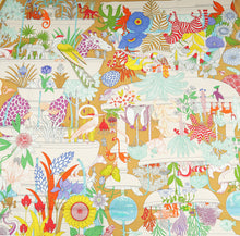 Hermes Tricolor Precious Paradise Scarf 90