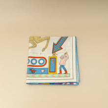 Hermes Blanc Multicolor Tea for Two scarf 90