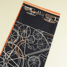 Hermes Tricolor Complication Equestre Scarf 90
