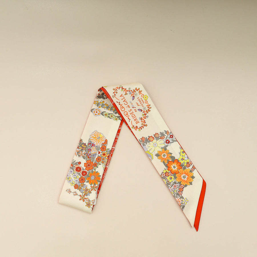 Hermes Tricolor Brides De Gala En Fleurs Twilly