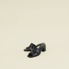 Hermes Noir Helia 60 Sandal 40