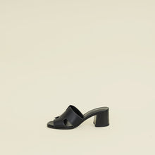 Hermes Noir Helia 60 Sandal 40