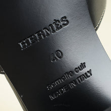 Hermes Noir Helia 60 Sandal 40
