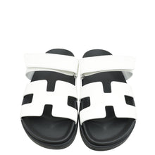 Hermes Blanc Chypre Sandals 36