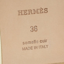 Hermes Gris Etain Oran Sandal 36