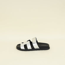 Hermes Gris Argente Chypre Sandal 37.5