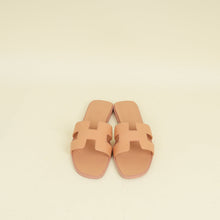 Hermes Granit Rose Oran Sandal 37