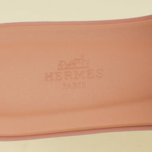 Hermes Granit Rose Oran Sandal 37