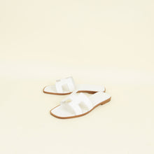 Hermes Blanc Oran Sandal 37