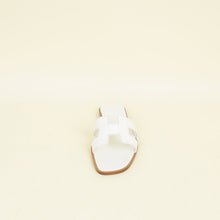 Hermes Blanc Oran Sandal 37