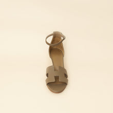 Hermes Etoupe Legend Sandals 37