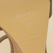 Hermes Etoupe Legend Sandals 37