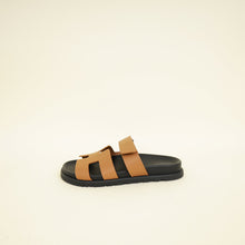 Hermes Gold Chypre Sandals 38.5