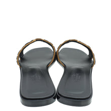 Hermes Tricolor Oran Leopard Sandal 38.5