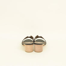 Hermes Noir Oasis Sandal 38.5