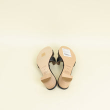 Hermes Noir Oasis Sandal 38.5