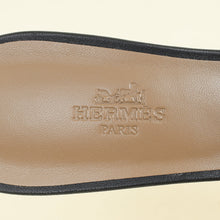 Hermes Noir Oasis Sandal 38.5