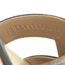 Hermes Noir Oasis Sandal 38.5