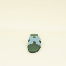 Hermes Bicolor Oran Suede Goatskin Sandal 38.5