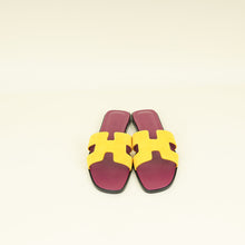Hermes Bicolor Oran Suede Goatskin Sandal 38.5