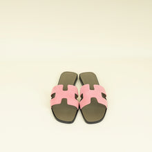 Hermes Rose Du Desert Oran Suede Goatskin Sandal 38.5