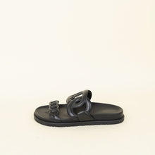 Hermes Noir Extra Sandal 38.5