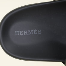 Hermes Noir Extra Sandal 38.5