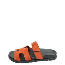 Hermes Marron Muscavado Chypre Goatskin Suede Sandal 38
