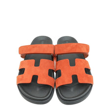 Hermes Marron Muscavado Chypre Goatskin Suede Sandal 38