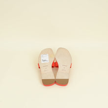 Hermes Orange Capucine Oran Sandal 38