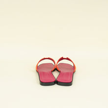 Hermes Orange Synthetique Oran Suede Goatskin Sandal 38