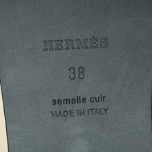 Hermes Orange Synthetique Oran Suede Goatskin Sandal 38