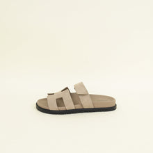 Hermes Beige Argile Chypre Suede Goatskin Sandal 38