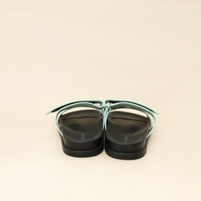 Hermes Bleu Brume Chypre Sandals 38