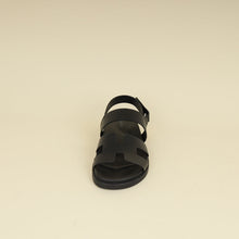 Hermes Black Genius Sandals 38