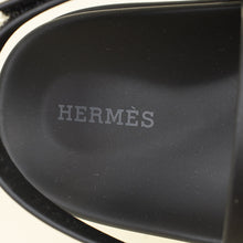 Hermes Black Genius Sandals 38
