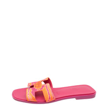 Hermes Bicolor Brides de Gala Oran Sandal 38