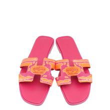 Hermes Bicolor Brides de Gala Oran Sandal 38