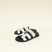 Hermes Gris Argente Chypre Sandal 38