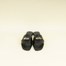 Hermes Noir Giulia Sandal 39.5