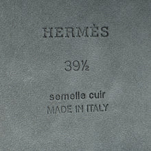 Hermes Noir Giulia Sandal 39.5