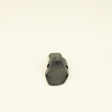 Hermes Noir Oran Sandal 39.5