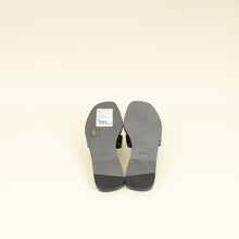 Hermes Noir Oran Sandal 39.5
