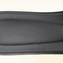 Hermes Noir Oran Sandal 39.5