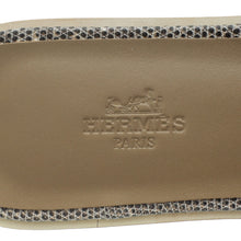 Hermes Ombre Oran Lizard Sandal 39