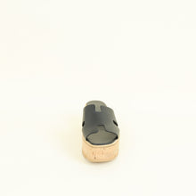 Hermes Noir Eze Sandal 39