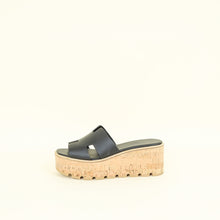 Hermes Noir Eze Sandal 39