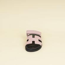 Hermes Rose Cancan Chypre Sandals 39
